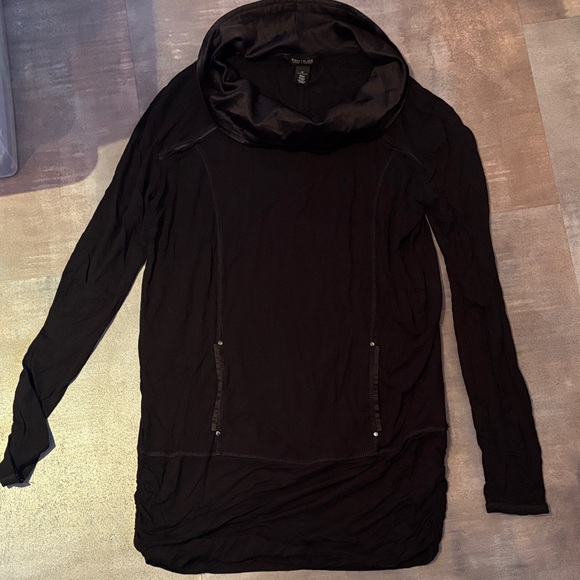 White House Black Market Tops - White House Black Market Black Tunic Top